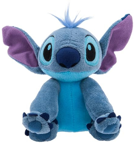 Disney Store Official Stitch Mini Bean Bag Plush, Lilo & Stitch, 15cm/5.9”, Small Cuddly Stuffed Blue Alien Teddy, Suitable for Ages 0+