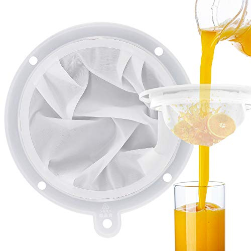 JJQHYC Sieb Filter Feinen 300 Mesh Siebe Küchen Trichter Filter 13 cm Trichtereinsatz zum Filtern von Likör, Wein, Frittieröl, Fruchtsäften