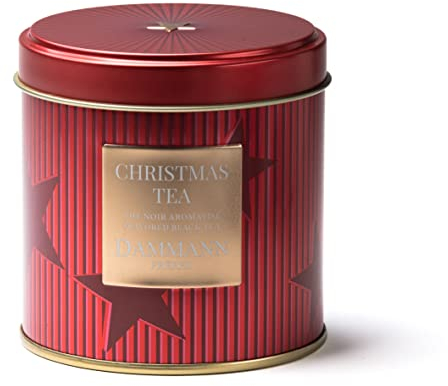 Domori Thé de Noël, Thé Noir à l'Orange, Thé de Noël en Boîte, 100g - Dammann Frères 576.0 cubic_centimeters