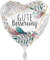 Folienballon Gute Besserung Ballon Genesung Luftballon-Made in EU & Germany- Ballon Genesungswünsche Herzform Helium geeignet