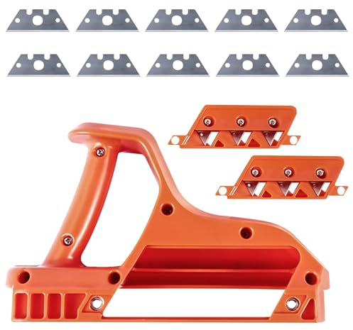 Gipskartonplatten Schnellschneider, Gipskarton Schneider Kantenschneider, Handhobel Gipskarton Schneider Mit 45 °+ 60 ° Handhobel Gipskartonplatten Gipskarton-Fasenschneider Kantenhobel Gipskarton