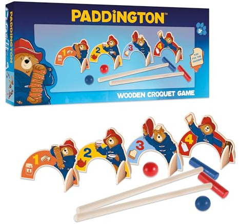 Children’s Wooden Croquet Set - Paddington Design - Fun For All The Family