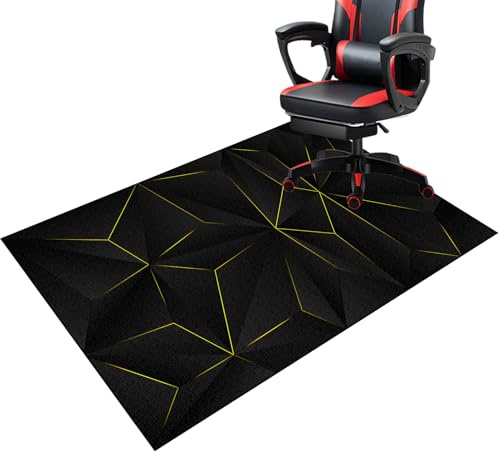 Tappeto per Sedia Gaming Tappetino per Sedia da Ufficio 60 x 70 cmper Pavimenti Duri e Parquet Rettangolare Tappeto Antiscivolo Gaming Ufficio Pavimento Protettivo Tappeto per Sedia a Rotelle