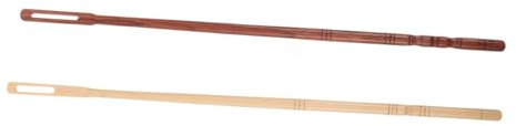 BESPORTBLE 2pezzi Pulitore per Flauto Bacchette in Legno Attrezzatura per Pulizia degli Strumenti Musicali per Manutenzione Interna di Flauti e Strumenti Fiato