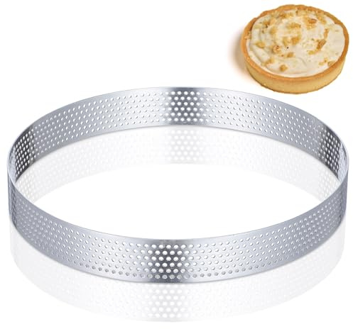 BESPORTBLE Molde para Tartas Redondo de 15 Cm en Acero Inoxidable, Anillo para Hornear Antiadherente, Utensilio de Cocina Adecuado para Mousse, Postres y Repostería Casera