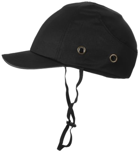 DIYEAH Gorra de Seguridad Negra para Trabajo Diseño Versátil y Materiales Abs y Espuma Eva, Protección Ligera para Soldadores y Uso en Construcción