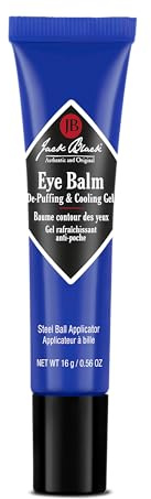 Jack Black Eye Balm De-Puffing & Cooling Gel, 0.56 Ounce