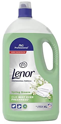 Lenor - Ammorbidente professionale Spring Breeze 4l - 200 lavaggi, Liquido, Floreale