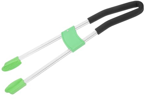 HEMOTON Abrazadera De Basura Portátil Herramienta para Recoger Basura Recogedor De Papel Artículos De Limpieza para Exteriores Aleación De Aluminio Doble