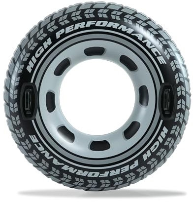 114cm Schwimming Ring Schwarz Auto Reifen für Erwachsene,Schwimmreifen PVC Pool Aufblasbar Schwimmen Ring,Gummiringe Schwimmring Röhre für Männer Frauen Schwimmbad Wasser Spielzeug Party Zubehör