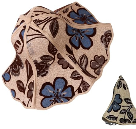Liakyunf Chapeau d'été | Chapeau en Lin Chinois Pliable, Soleil d'été à Ventilateur Portable - pour Femmes, Filles, Plage, Extérieur, Vacances, Randonnée, Voyage, Pique-Nique, Camping