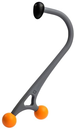 TriggerPoint ACUCURVE Handheld Massage Tool- Relieves Muscle Aches and Pains,Erganomic Design Targets Hard-to-Reach Muscles,Designed for Feet,42cm x 18cm,Grey