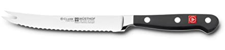 WÜSTHOF Cuchillo de tomate-1030101914 Tomate, Acero Inoxidable, Rojo