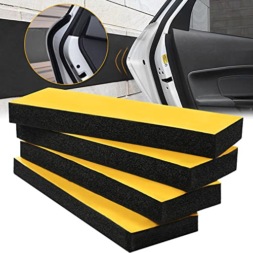 Garagen Wandschutz Autotür Wandschutz Selbstklebend 3cm Extra Dicker Auto Schutz Garage Prallschutz Garagenpolster Türkantenschutz für Ihr Auto,Garagenwand und Parkplatz (4er Set Streifen)