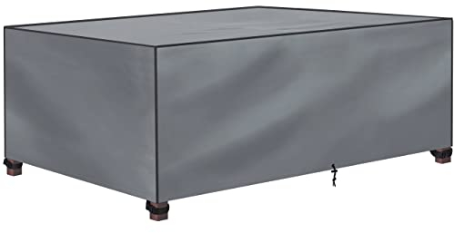 Gartenmöbel Abdeckung Wasserdicht XXL 300x200x90cm - Schutzhülle für Gartentisch aus 600D Oxford Polyester Winterfest - Plane Abdeckplane