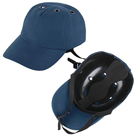 Casco protettivo leggero di sicurezza Ca_p – traspirante stile baseball, protezione per bicicletta, da baseball, per uomini e donne