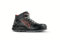 U-POWER DON'T WORRY... BE HAPPY! Scarpe Antinfortunistiche da Lavoro, Uomo, Nero/Rosso, 42 EU