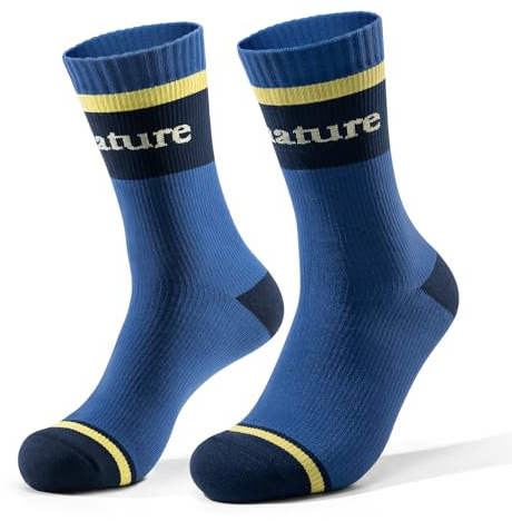 Qunature Chaussettes Imperméables Hommes Femmes Quatre Saisons, Chaussettes Outdoor pour Randonnée Cyclisme Ski, Coupe-Vent et Thermiques Unisexe, S-XL