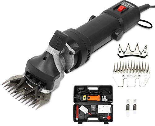 HUIBBGO Forbici elettriche per Pecore 690W Macchina per tosare Le Pecore Tosatrice per tosare la Lana di Pecora Forbici per Lana