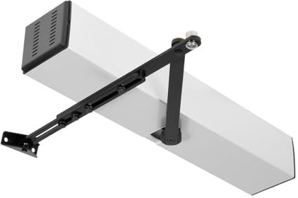 Azionamento automatico porta apriporta elettrico chiudiporta chiudiporta porta basculante con 2 interruttori disattivati cablati/wireless, angolo di apertura di 120 gradi