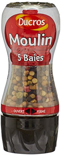 Ducros Moulin Poivre à 5 Baies 24 g - Lot de 3