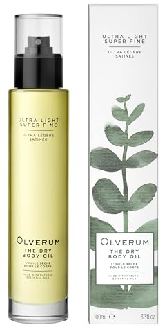 Olverum Dry Body Oil for Women & Men - Luxury Body Oil for Dry Skin Smoothing 100ml Spray - Blend of Botanical and Essential Oils - Ethically Sourced Collagen & Hyaluronic Acid Boost (100ML)
