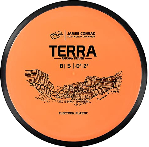 MVP Disc Sports Electron Terra James Conrad Edition Disc Golf Fairway Driver (170-175g / Colors May Vary)