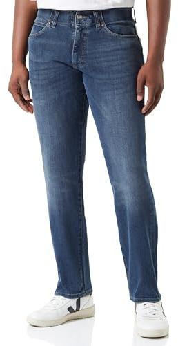 Lee Straight Fit Mvp Jeans, Azul (Nash), 34W / 30L Hombre
