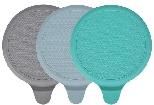 3Pcs Silicone Bathtub Stopper,Universal Sink Plug Bathtub Drain Stopper,Universal Shower Drain Tub Stopper for Kitchen Sink Bathroom (15cm/6inch) ﻿ ﻿