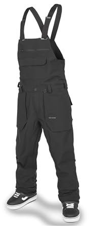Volcom Herren Roan Bib Overall Snowboardhose, Schwarz, S5, M