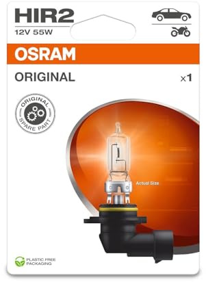 OSRAM ORIGINAL LINE, HIR2, halogen headlight bulb for vehicles, Single Blister (1 lamp)