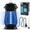 Herboom Insektenvernichter Elektrisch, 20W 4200V Insektenfalle UV Mückenlampe, Mückenfalle Elektrisch, Mückenabwehr, Fliegenfalle Elektrisch, Insekten Lampe für Innen und außen Garten