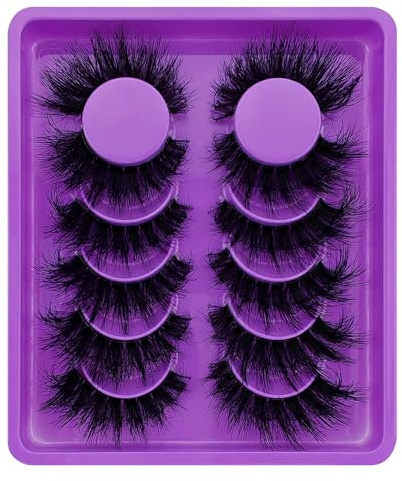 Lot de 6 paires de cils artificiels à bande transparente - 15 mm - Moelleux œil de chat - Aspect naturel - 9 paires