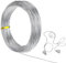 2mm Aluminum Craft Wire 12 Gauge, 50 Feet Bendable Sculpting Metal Crafting Wire for Sculpting, Modelling, Bonsai Training, Skeleton, Floral Making, Jewelry Making, Weaving and Wrapping