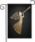 Bandera Símbolo Hermoso Ángel Trompeta Nacido Signo De Nacimiento Silueta Ornamental Concepto Ala Nimbo Vacaciones Resistente A La Intemperie Bandera De Brisa, Para Exterior, Balcón, 30x45cm