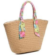 GUESS Borsa Paglia E5GZ10WH660 P7WO Glam Chains Acqua