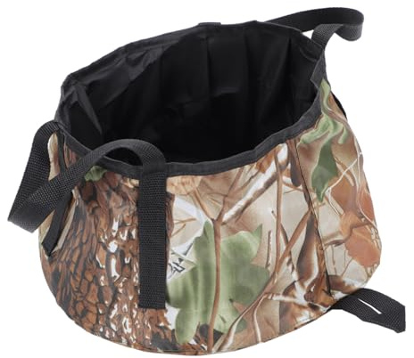 MAJORMENCH Bärbar Hopfällbar Tvättbalja med Handtag och Förvaringspåse Flexibel Campinghink för Utomhusbruk Vattenbehållare för Picknick Vandring och Fiske Läckagesäker Polyester