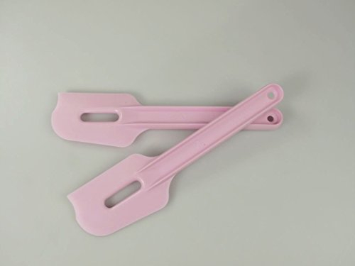 TUPPERWARE Backen Top-Schaber (2) rosa Teigschaber Backhelfer Topfschaber Kinder P 20819