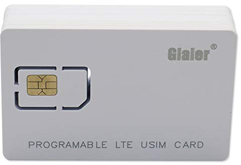 Gialer 30pcs Writable Programmable SIM Card 4G LTE WCDMA GSM Nano Micro 2FF 3FF 4FF Blank USIM Card for Telecom Operator (30pcs)