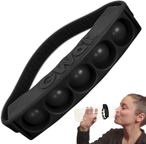 GWaT - Hydration Tracker for Water Bottles, Helps You Drink More (Midnight)