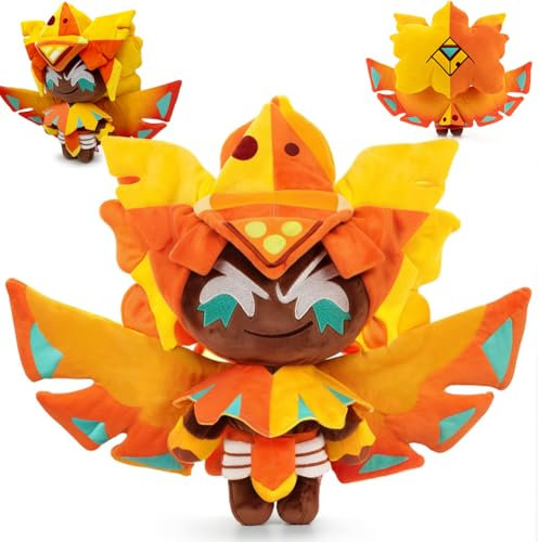 Cookie Run Kingdom PlüSchtier 10in Weiches Schattenmilch Keks PlüSch,SüßEs Kuscheltier FüR Gaming-Fans & 4 5 6 7 8 9 JäHrige Jungen & MäDchen,Squishy Spielcharakter Spielzeug. (Golden Cheese Cookie)