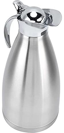 JUROUPI Brocca Vuota Inossidabile Acciaio Portatile Household Isolamento Terma di Bollitore Acqua Calda Acqua Calda (1.5l)