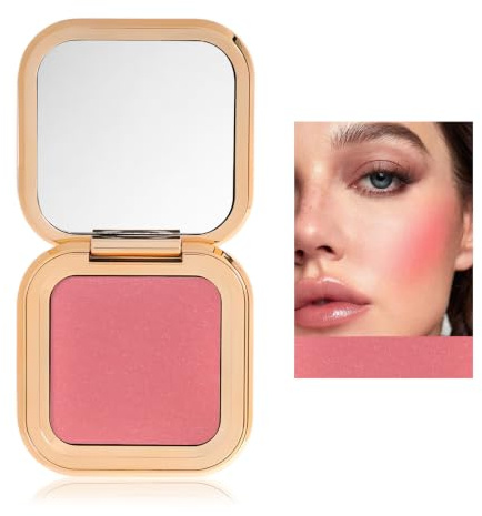 Blush, Fard à Joues Transparent à Audacieux, Fard À Joues Couleur Intense avec UneFormule de Poudre Pressée Douce Comme Du Velours, Pour UneCouleur Lisse et Soyeuse D'Apparence Saine