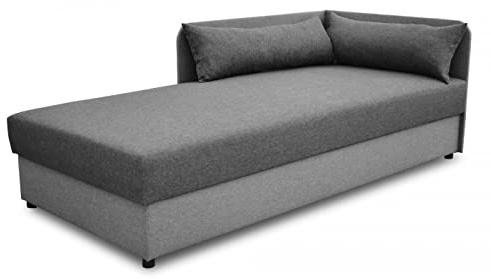 bonni Polsterbett Dallas 80x180cm Bett mit Bettkasten Boxspringbett mit Stauraum Einzelbett Jugendbett Stauraumbett (Graphit/Grau)