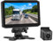 VSYSTO Rückfahrkamera mit Monitor 7.0 Zoll LCD Rückfahrkamera Auto Wasserdicht Nachtsicht Einparkhilfe 12-30V Schleifenaufzeichnung für LKW Autos SUV
