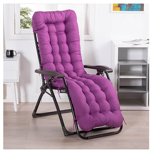 PIPOEI Coussin Chaise Longue Bain de Soleil 170 x 50 x 8 cm, Coussins de Rechange avec Dessus Antidérapant, Coussins de Chaise de Jardin pour Transat, Intérieur et Extérieur 05