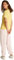 Tommy Hilfiger Damen T-Shirt Kurzarm Contrast Flag Tee mit Rundhalsausschnitt, Gelb (Citronella), M
