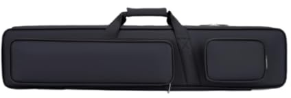 rockible Sac pour Bâtons de Billard, Sac à Bandoulière pour Snooker, 1/2 étui pour Queue de Billard, Sac de Transport pour Hommes Débutants Passionnés de Voyag