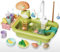 KIMIGO Ensemble de Jeu d'évier de Cuisine,Évier Jouet Cuisine Enfant,Jouets de Cuisine Accessoires avec Robinet Enfant Pompe,Jouets de Jeu de Rôle pour Enfants Garçons Filles de 3 à 7 Ans