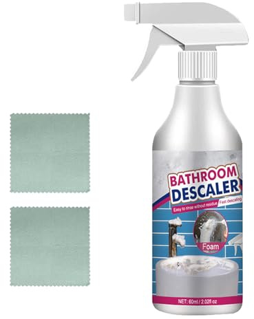 Spray Multiuso in Schiuma, Potente Pulizia Decalcificante,Spray Detergente Bad+Dusche Anti-Calc Citrus Reinigungsmittel,